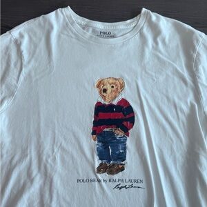 Ralph Lauren Polo Bear White Tee